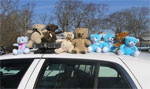 AMVETS: American Veterans donate Teddy Bears to Somers Point Police for community relations.